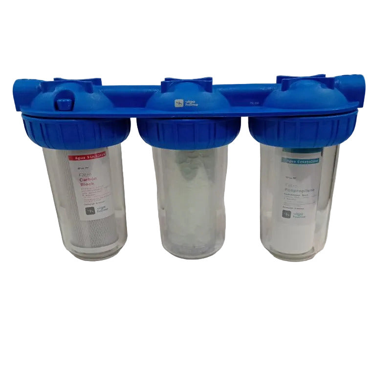 Filtro de Agua Vigahome Triple Antisarro + Sedimentos + Cloro