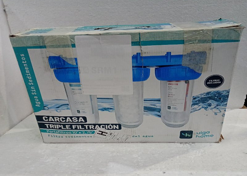 Filtro de Agua Vigahome Triple Antisarro + Sedimentos + Cloro