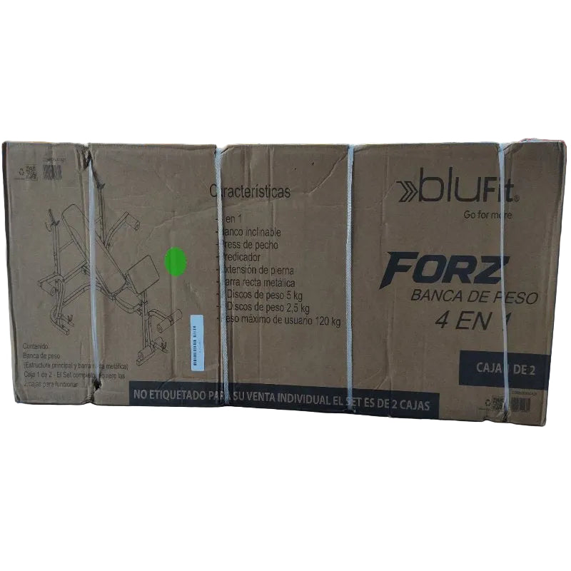 Banca de Peso BluFit FORZ Combo 4 en 1