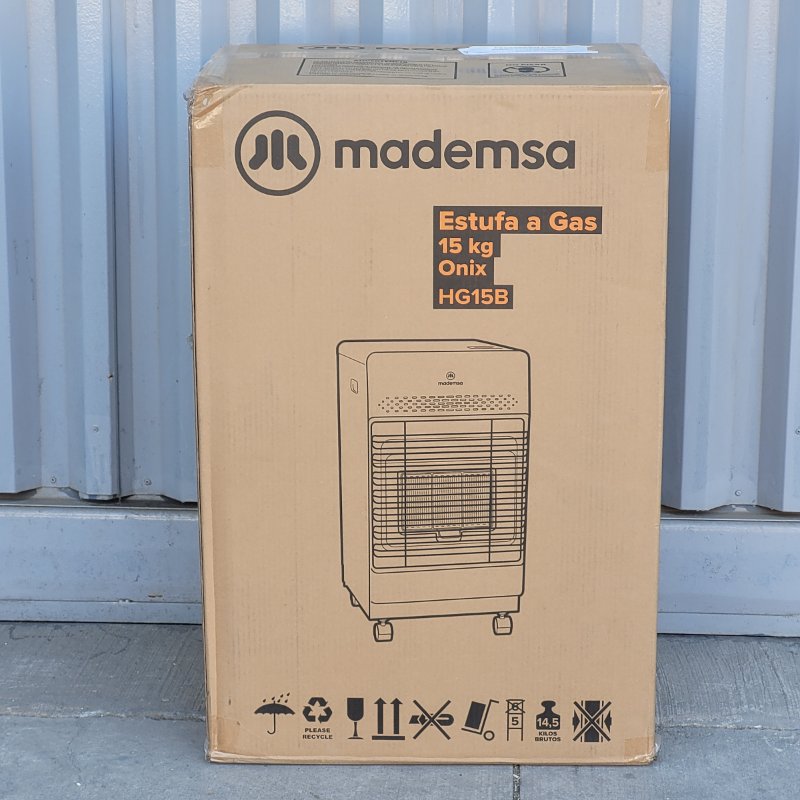 Estufa a Gas Mademsa HG15B Onix 15 kilos