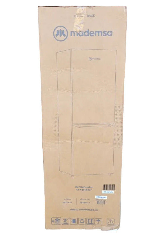 Refrigerador MADEMSA MED165B Gris 173 Litros