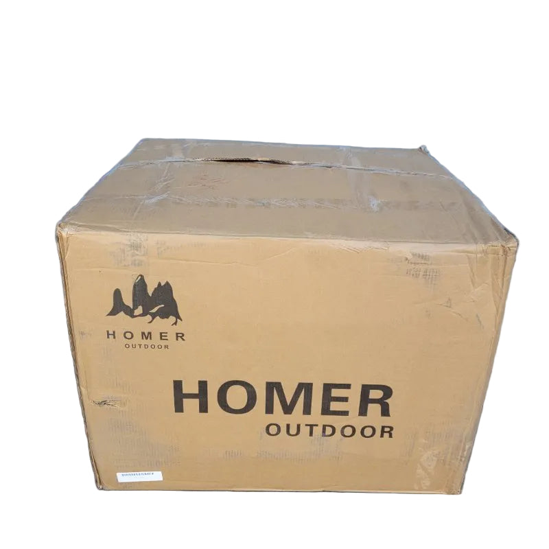 Sofá Berger Homer Outdoor Hoamy001 Negro