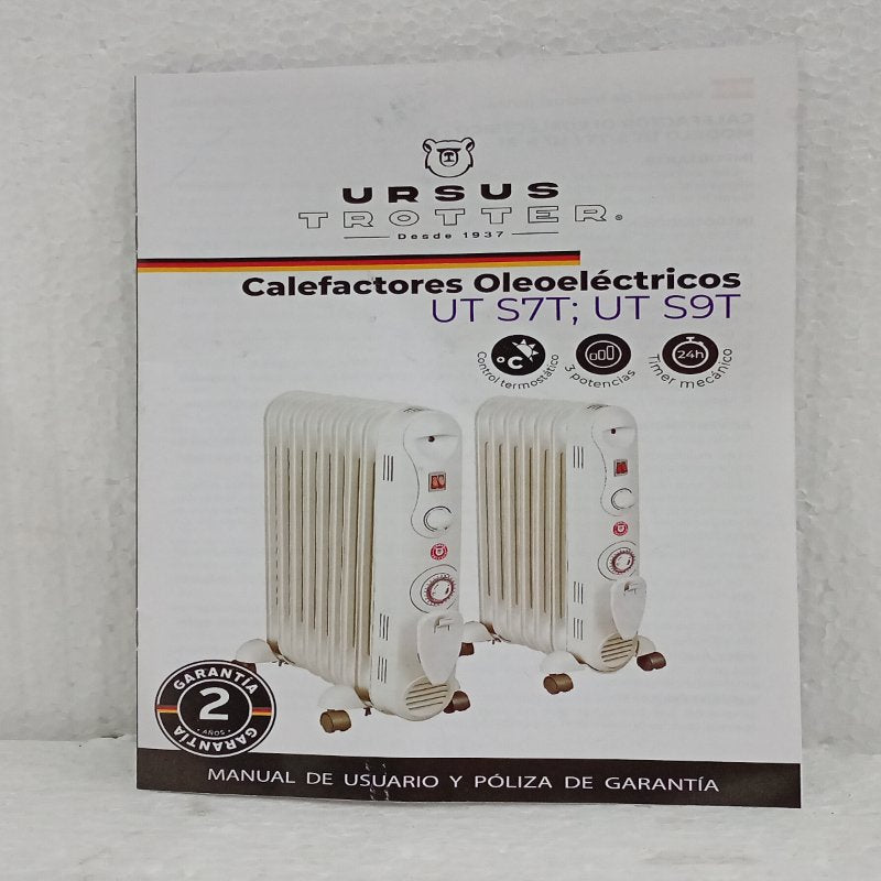 Calefactor Oleoeléctrico Ursus Trotter UT S-9T