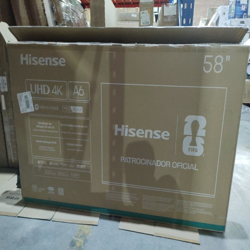 Smart TV UHD 4K Hisense 58A6N 58 pulgadas