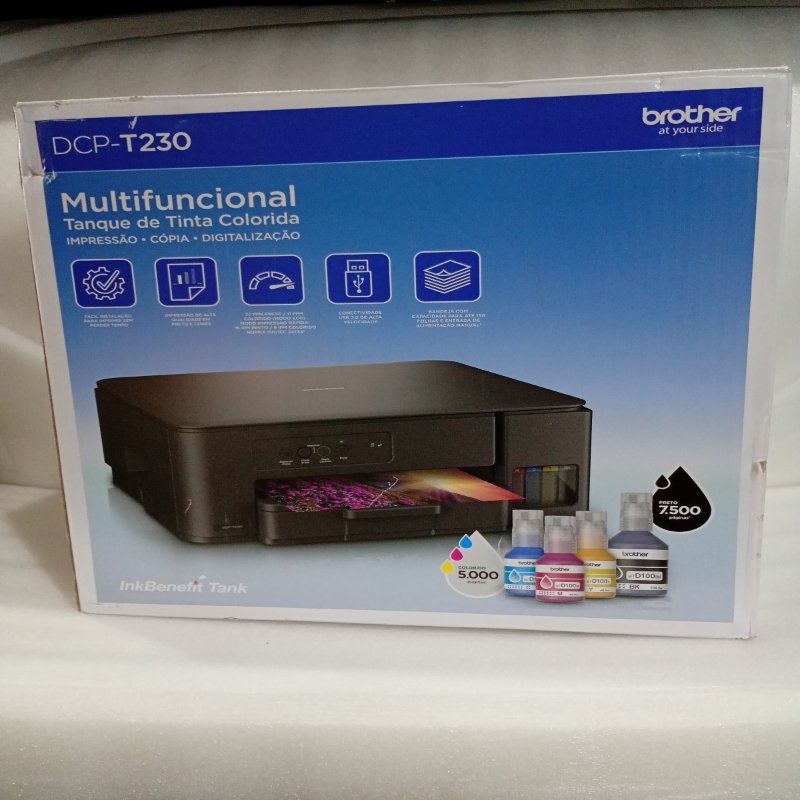 Impresora Multifuncional Brother DCP-T230 Negro