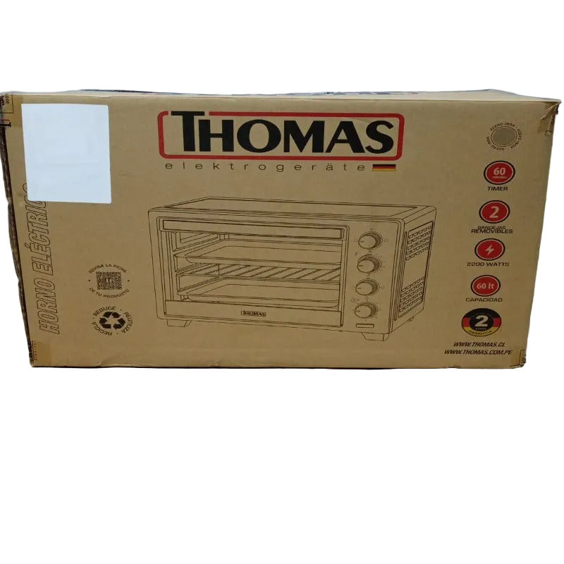 Horno Eléctrico Thomas TH-62I Gris 60 Litros