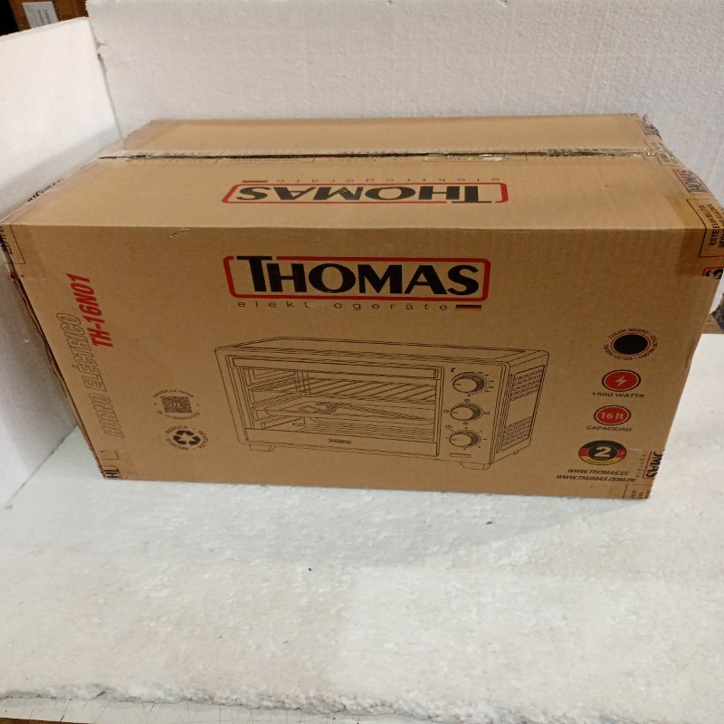 Horno Eléctrico Thomas TH-16N01 16 Litros Negro