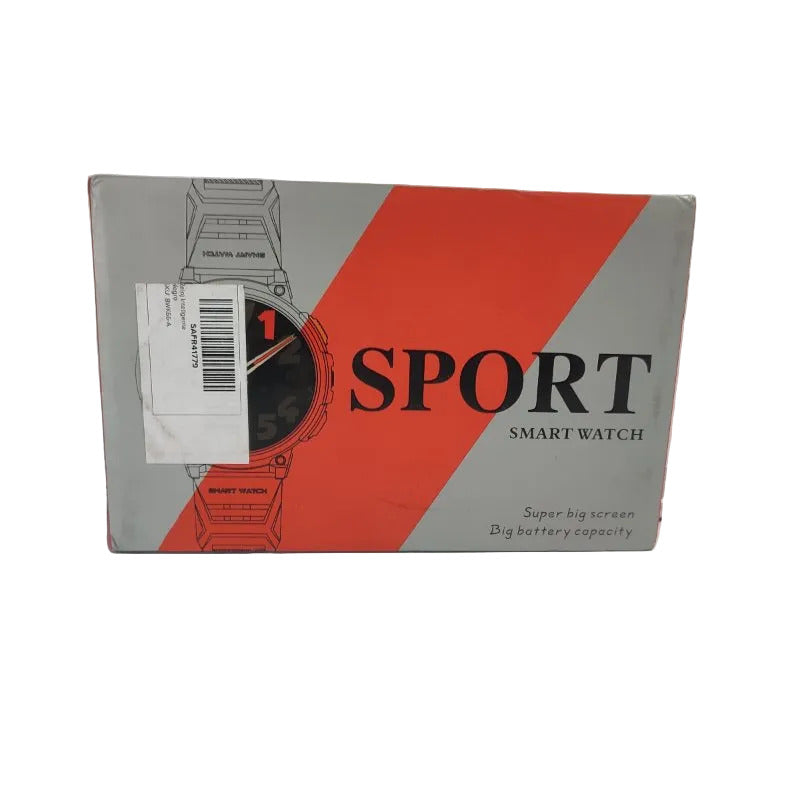 Reloj Inteligente Sport 0 Super Big Screen Gran Capacidad de Batería Negro