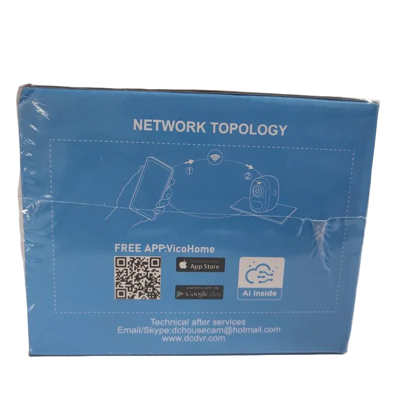 Cámara de Seguridad Inalámbrica Exterior DTC CG1 128GB WiFi