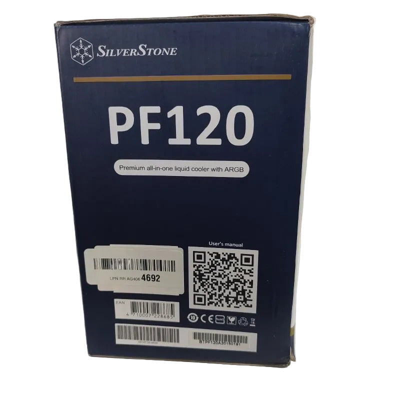 Ventilador de PC Silverstone SST-PF120-ARGB Negro 12V