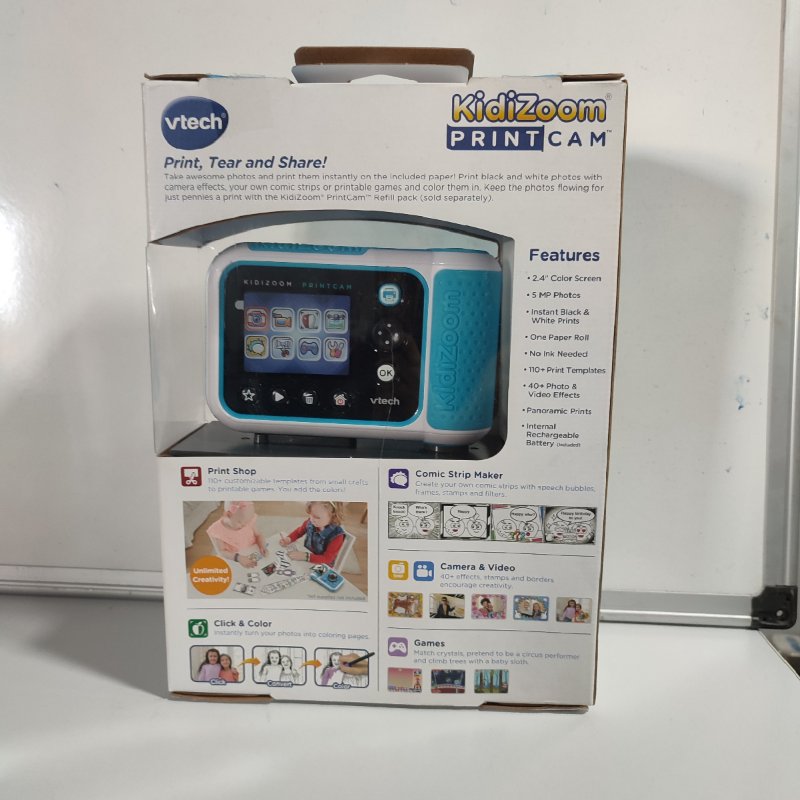 Cámara instantánea infantil VTech Kidizoom PrintCam 4+ (Modelo 5491)