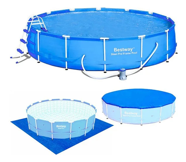 Piscina Desmontable Bestway Steel Pro 12.627 Litros 4.57m x 91cm