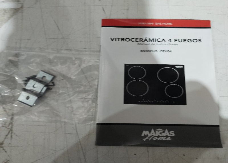 Encimera Vitrocerámica 4 Platos Maigas CEV04 6200W