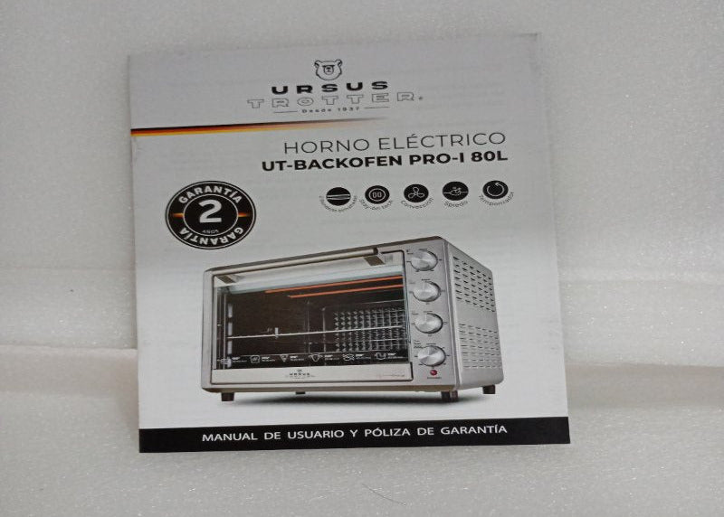 Horno Eléctrico Ursus Trotter UK-BACKOFEN PRO-I 80 Litros