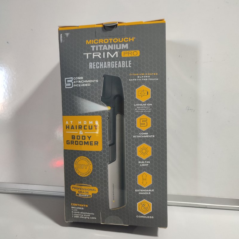 Cortadora de Pelo y Recortadora Corporal MicroTouch Trim Pro At Home
