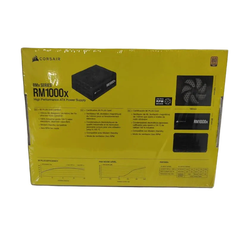 Fuente de Poder ATX Corsair RM1000X 1000W 80 PLUS