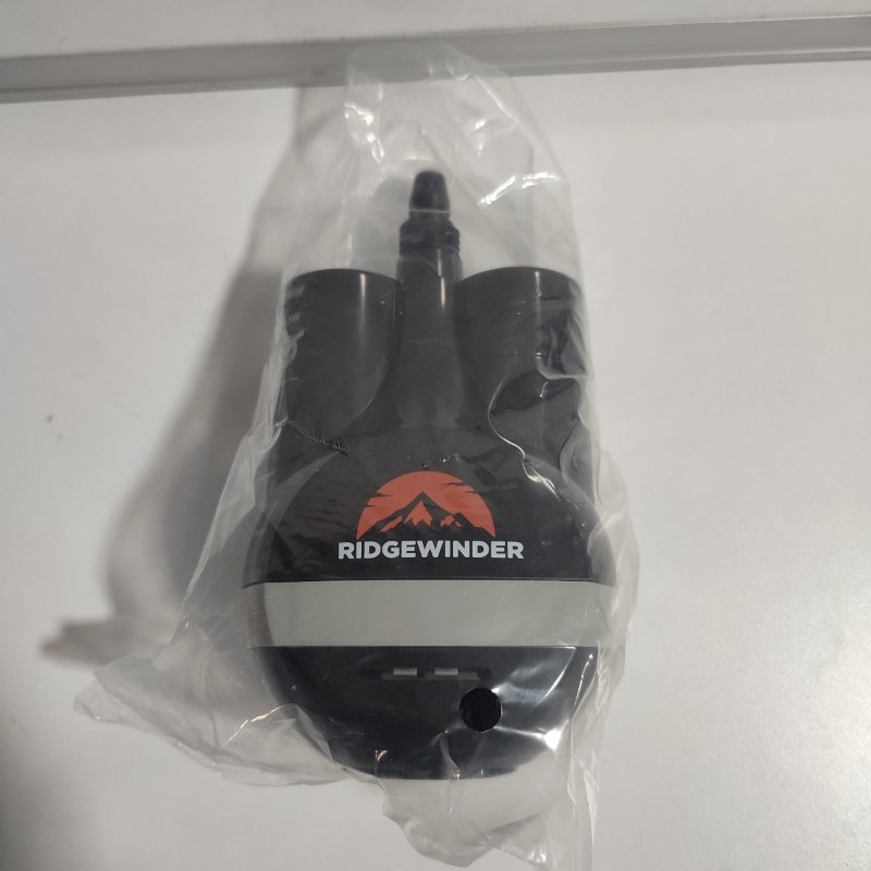 Ducha Portátil Recargable RidgeWinder Camping Shower - Negro