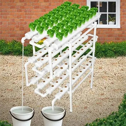 KIT HIDROPÓNICO CHINA BÁSICO 108 PLANTAS BLANCO