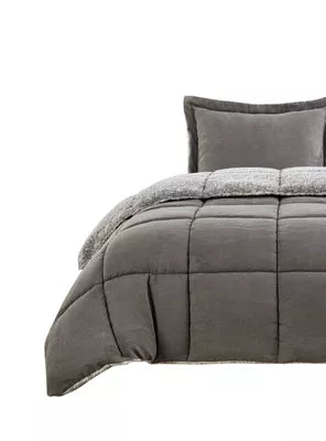 Plumon Sherpa Melange Attimo 1.5 Plazas Azul