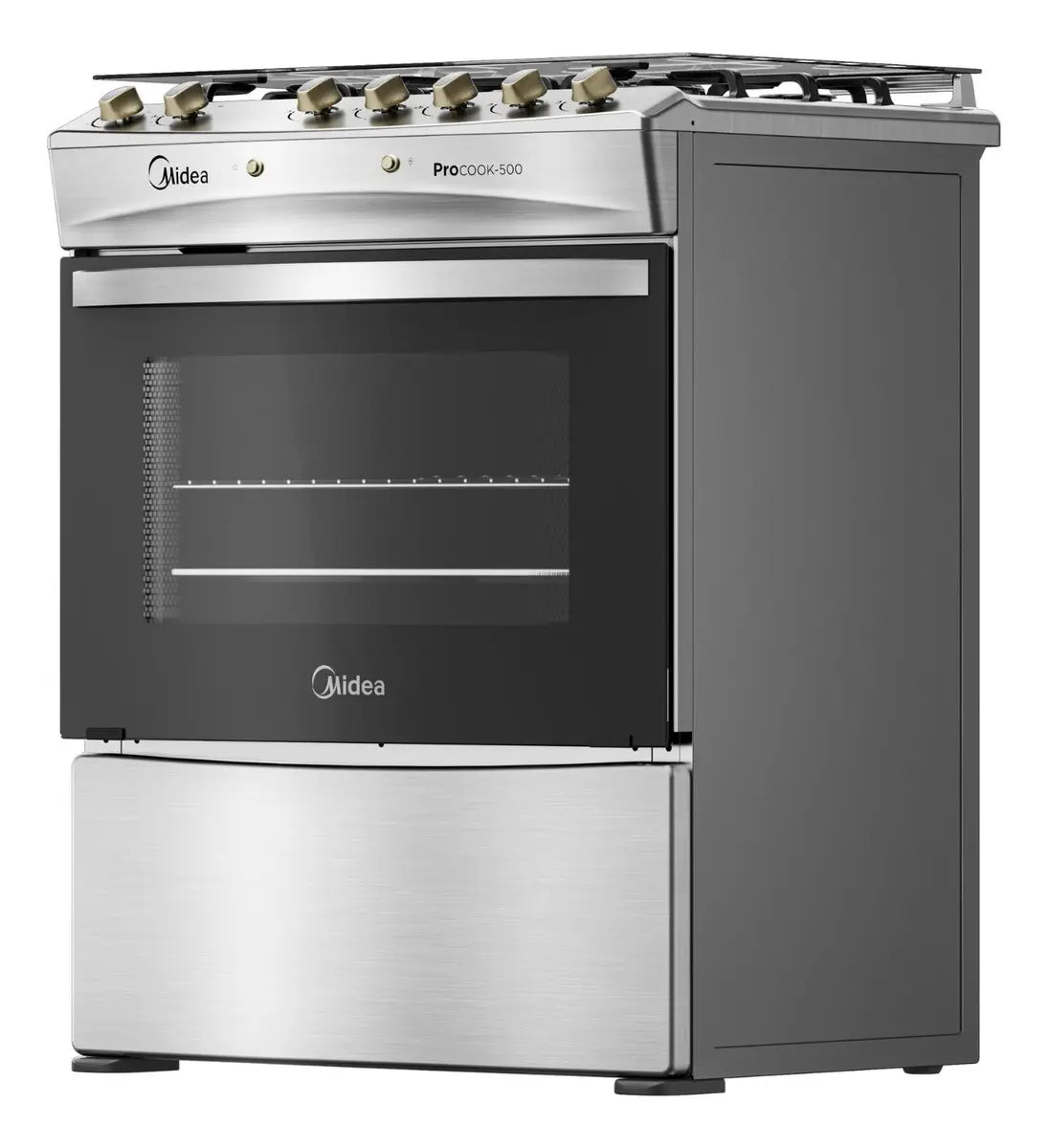 Cocina 5 Quemadores Midea MCG-5QPI30NS Inoxidable