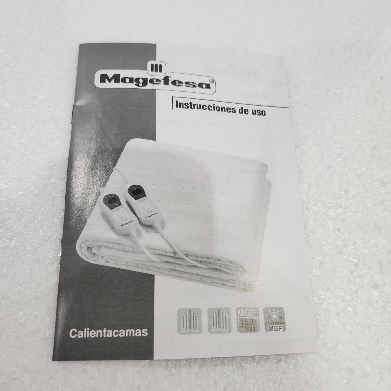 Calienta Cama Megafesa 2 Plazas 160x140cm Blanco