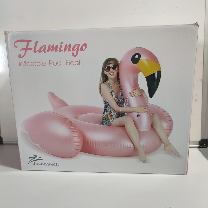 Flotador Inflable para Piscina Jasonwell JX-PF-FJFLG Flamingo Rosado