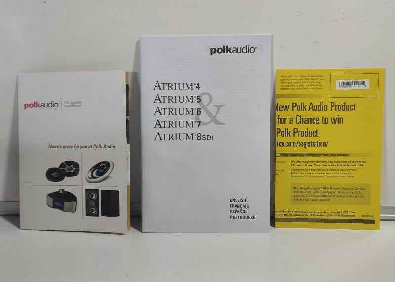 Altavoz Todo Clima Polk Audio Atrium 4, Resistente a la Intemperie para Interiores y Exteriores