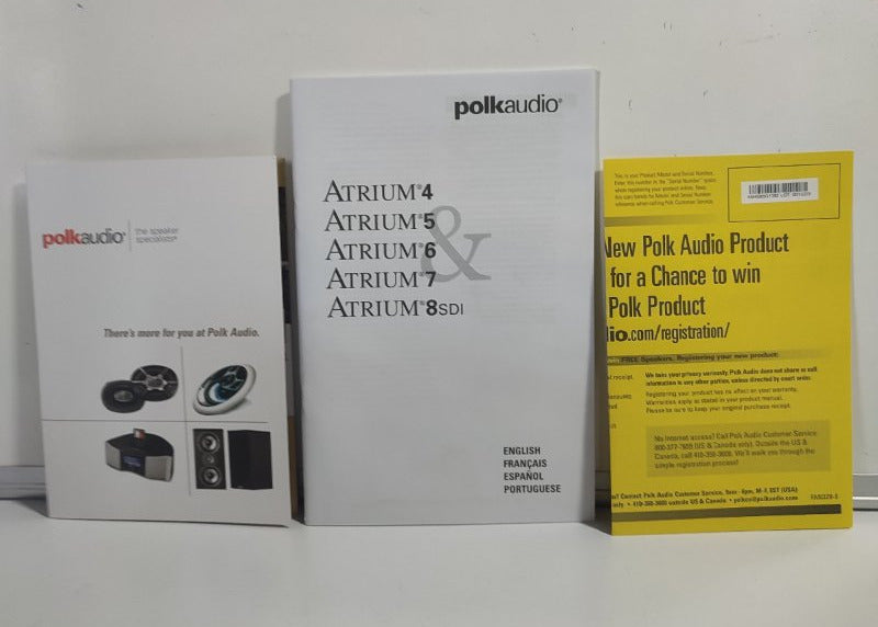 Altavoz Todo Clima Polk Audio Atrium 4, Resistente a la Intemperie para Interiores y Exteriores
