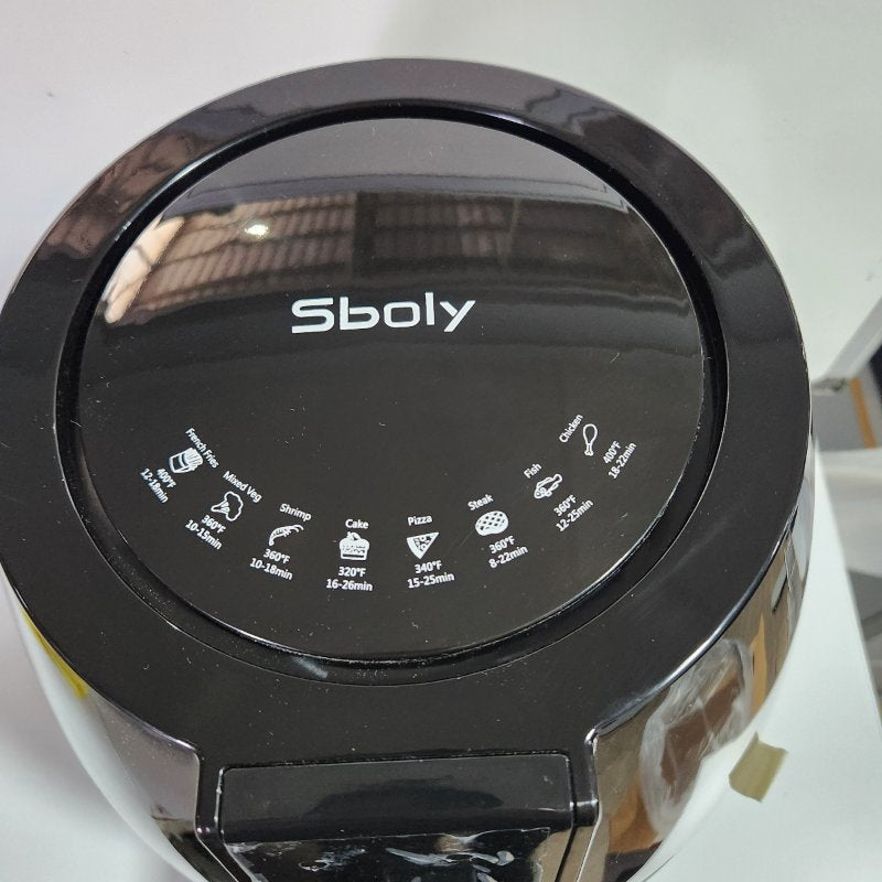 Freidora de Aire Sboly KDF-540D-2 Negra 6.3 Qt 180-400°F