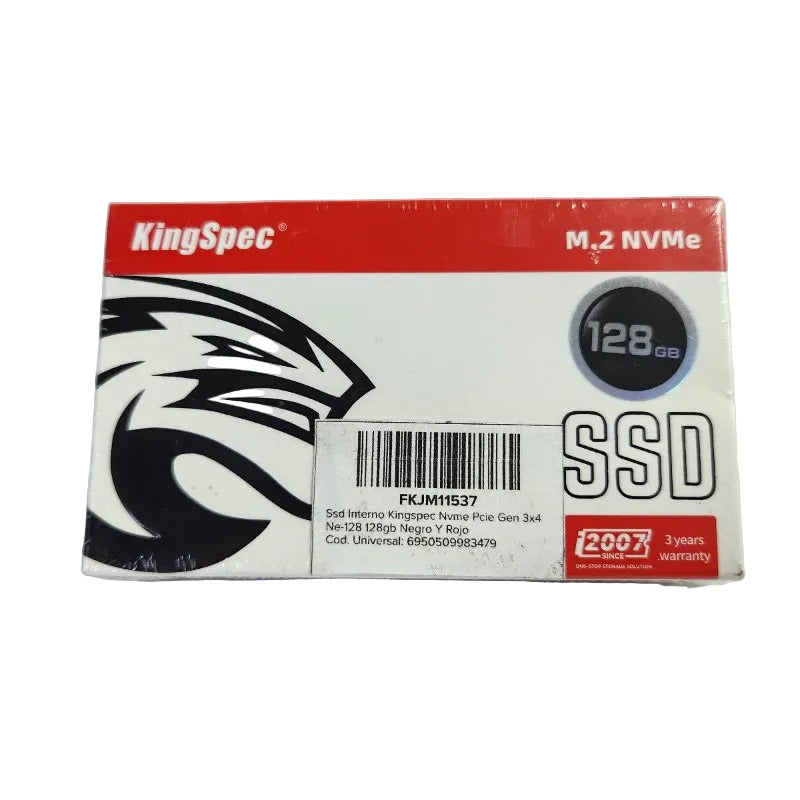 SSD Interno KINGSPEC M.2 NVMe 128GB