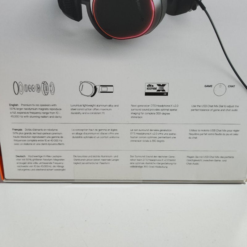 Audífonos Gamer Steelseries Arctis Pro, Negro