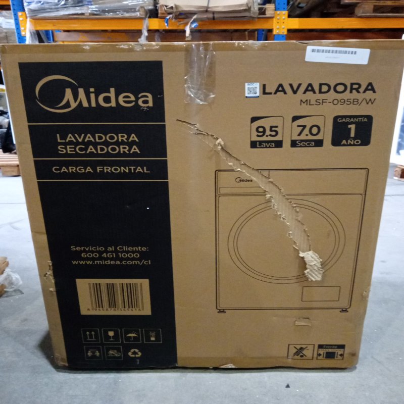 Lavadora/ Secadora Midea MLSF-095B/W 9.5/7kg Carga Frontal