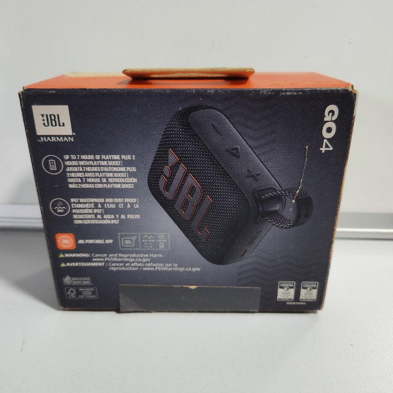 Parlante Bluetooth Portátil JBL GO 4 Negro