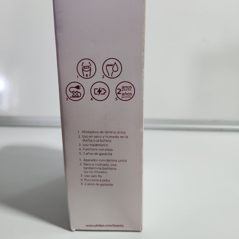 Afeitadora Philips SatinShave con Lámina Hipoalergénica, Rosado