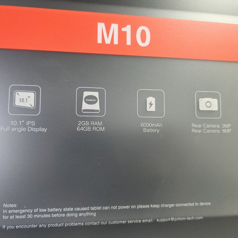 Tablet PC 10.1" Pritom M10 Android 13