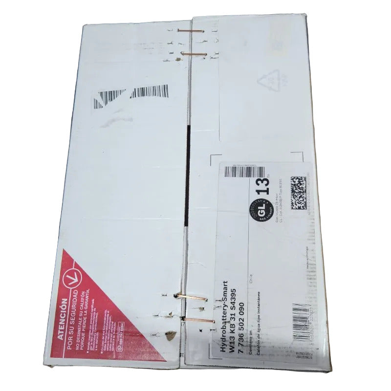 Calefón Bosch Junkers Hydrobattery-Smart W13 KB 31 S43975 13 Litros, Gas Licuado 28 mbar