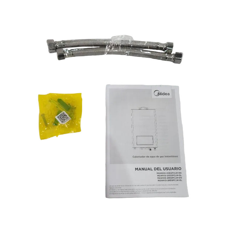 Calefont Tiro Forzado Midea MGWH13-26EQPCLW-GN 13 Litros Gas Natural 220V