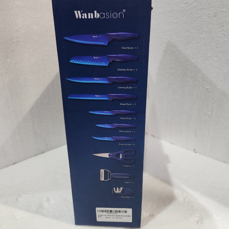Juego de Cuchillos Wanbasion 16 Piezas Verde Oscuro
