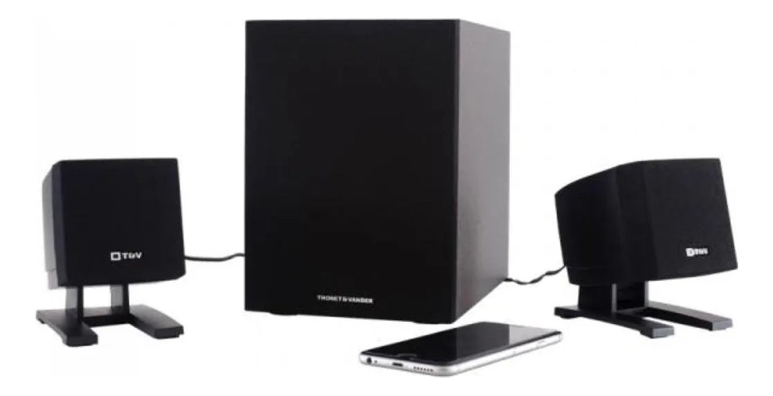 Home Theater Spiel Cinema Thonet & Vander 2.1 Speakers Negro 25w