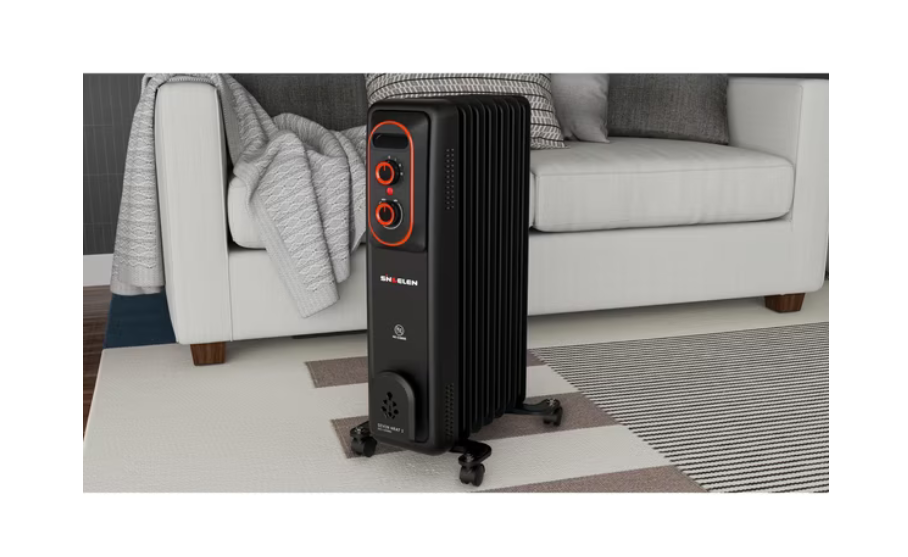 Calefactor Oleoeléctrico Sindelen EEO-1650 NG, Negro