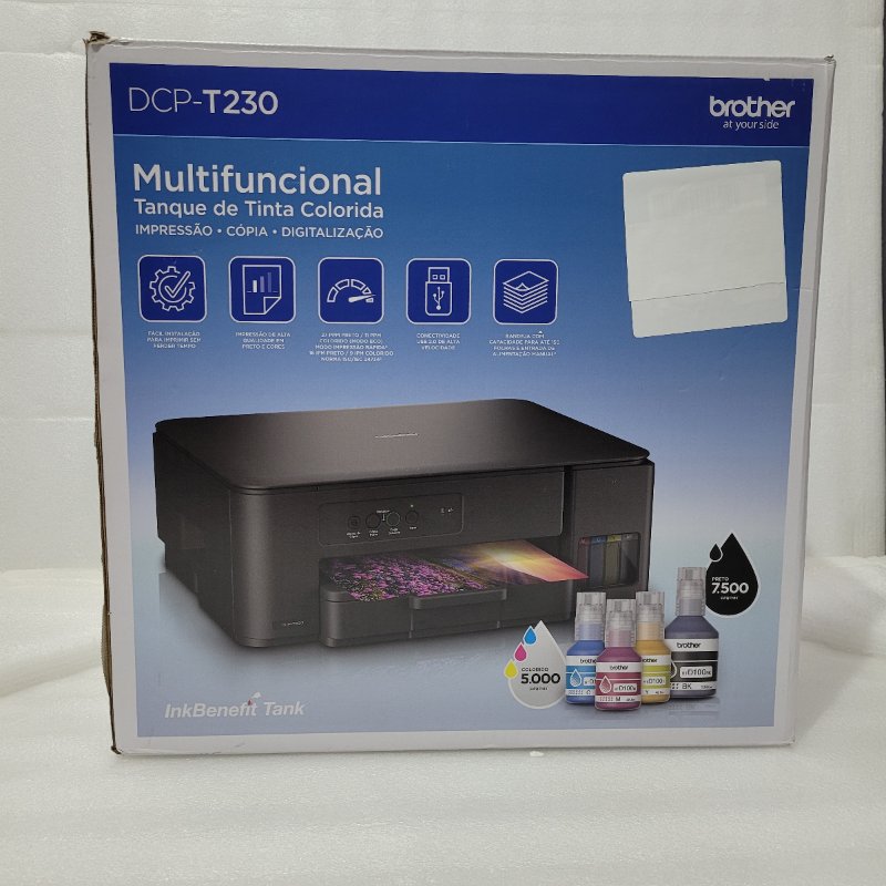 Impresora Multifuncional Brother DCP-T230 Negro
