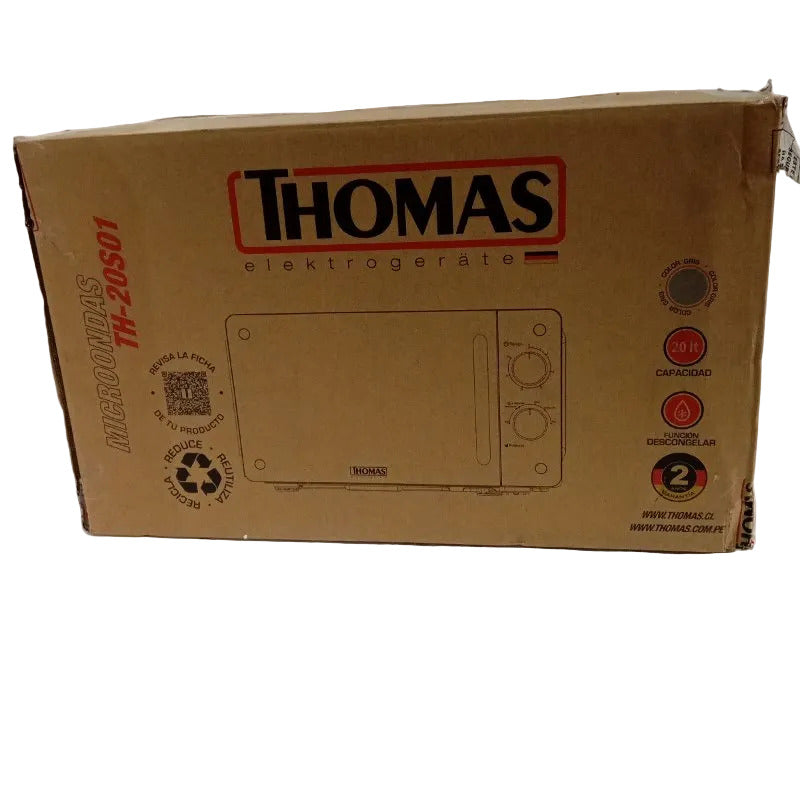 Microondas Thomas TH-20S01 Gris 20 Litros