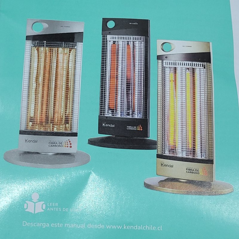 Estufa Fibra de Carbono Kendal NSB-120K5 1200W