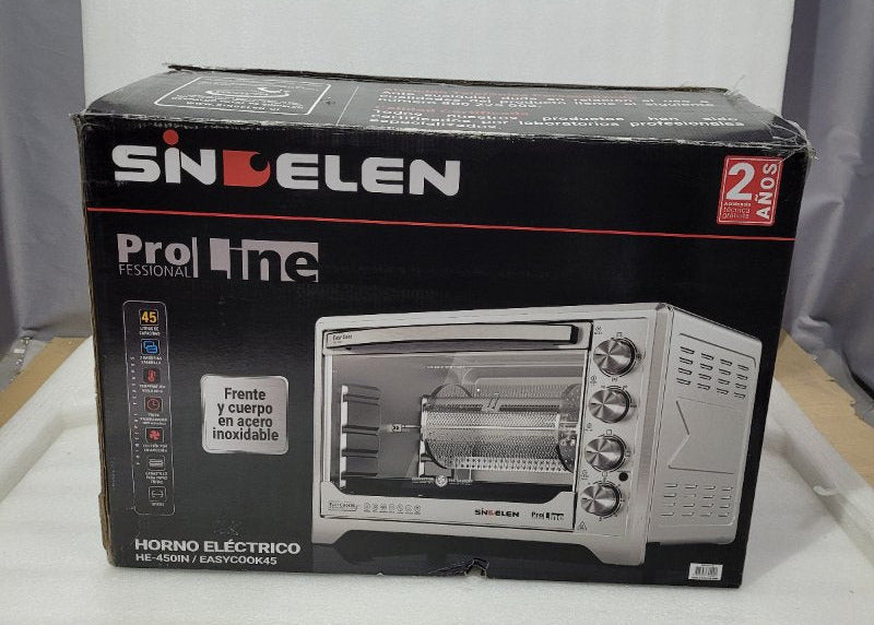 Horno Eléctrico Sindelen HE-450IN EasyCook45 Inox 45 Litros
