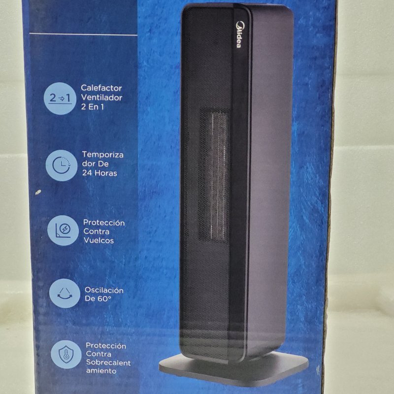 Calefactor Termoventilador Midea NTH20-21BK 2000W Negro