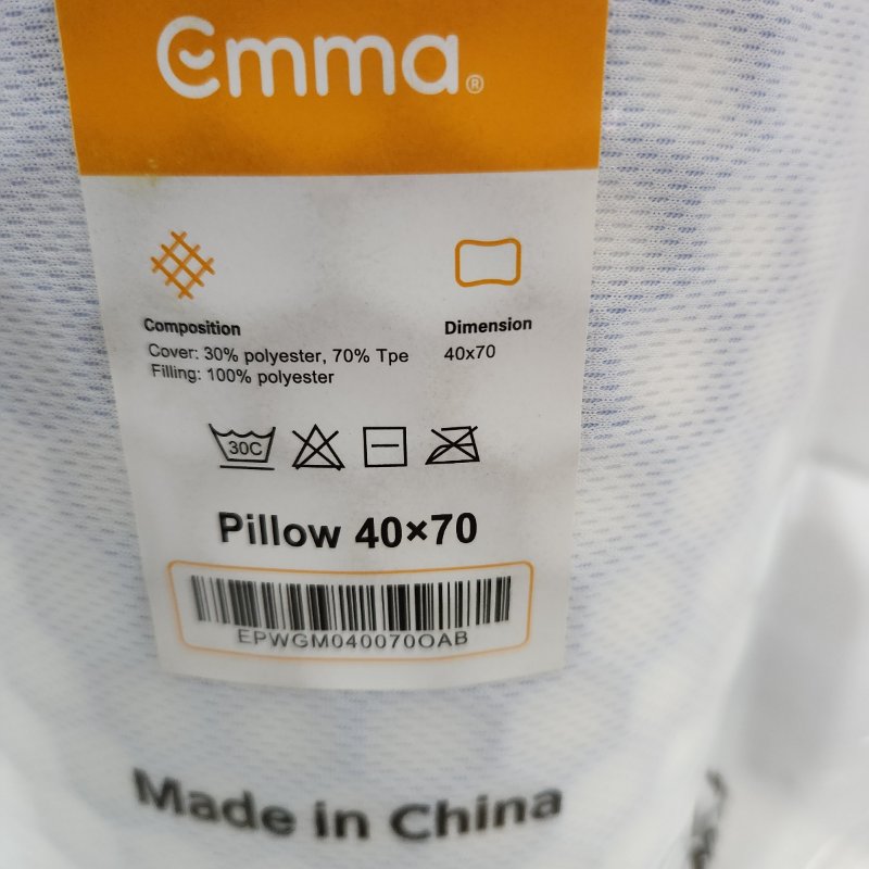 Almohada Aireada Emma Elite Pillow 40x70 cm Blanco