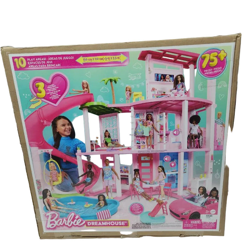 Casa de muñecas Dreamhouse Barbie Mattel HMX10-9564 75 piezas