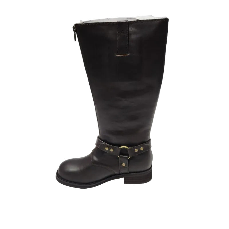 Botas alta Zipper Raindoor W26RAI-ZP07 Brown para Mujer