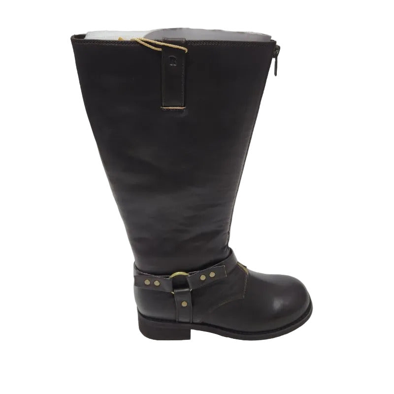 Botas alta Zipper Raindoor W26RAI-ZP07 Brown para Mujer