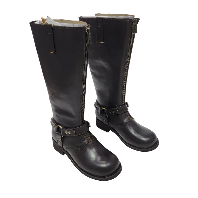 Botas alta Zipper Raindoor W26RAI-ZP07 Brown para Mujer